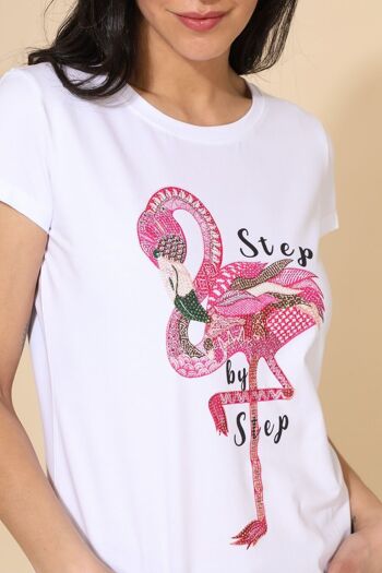T-shirt coton Flamingo 2