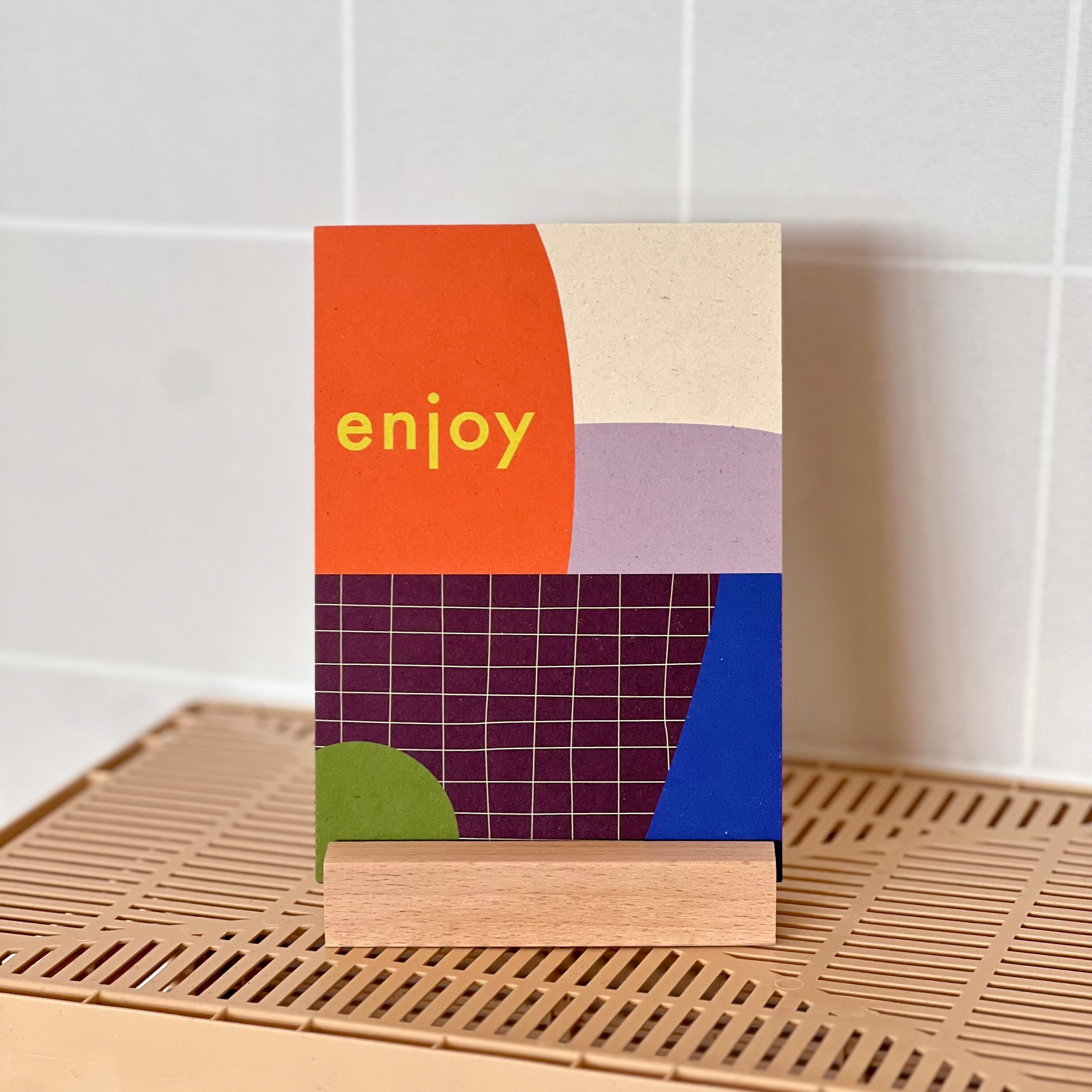 Carte postale profitez de l'orange