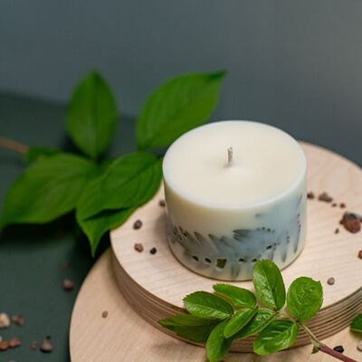 Soy wax candle with Lemongrass scent