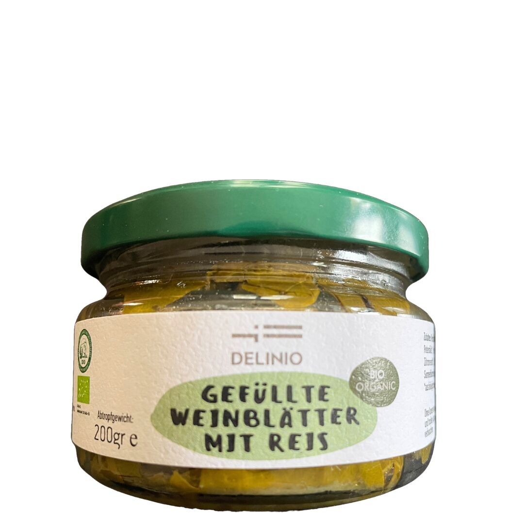 12 x Gefüllte Weinblätter, da 200 gr, verzehrfertig