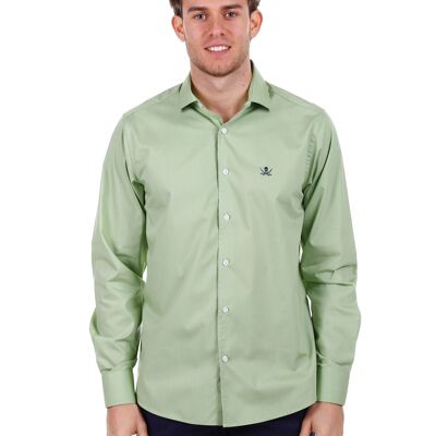 Camisa Gabardina Hombre Verde PV1GAB-121