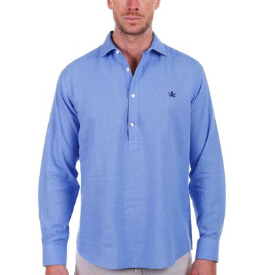 Camisa Polera Hombre Azulina PV1POL-105