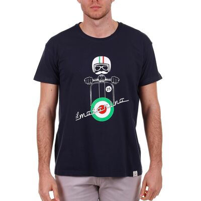 Camiseta Motorino Hombre Marino PV1CMOTORINO-MARINO