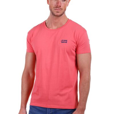 Camiseta Calavera Hombre Coral PV1CCALA-CORAL