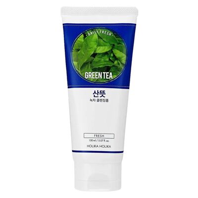 HOLIKA HOLIKA Mousse Nettoyante Quotidienne au Thé Vert Frais 150 ml