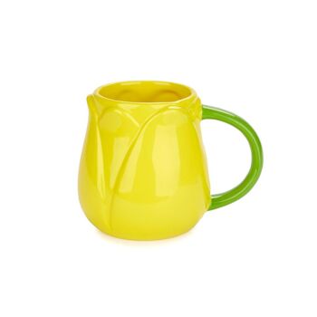 Mug - Tasse, Tulipe 400 ml, jaune 1