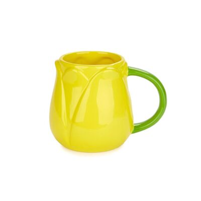 Mug - Tasse, Tulipe 400 ml, jaune