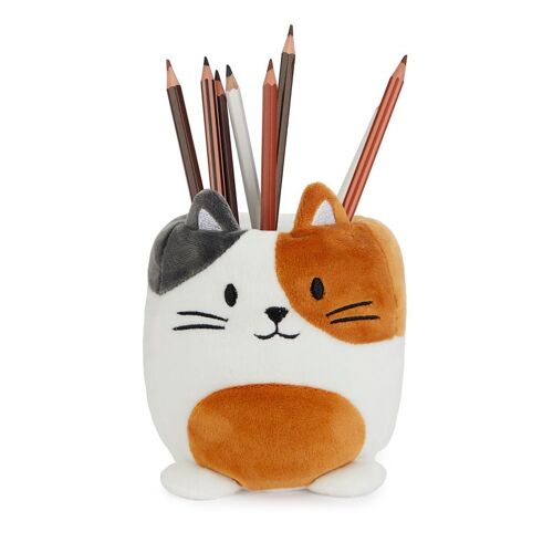 Pot à crayons - Pen holder - Portalápices - Schreibutensilienbehälter, Fluffy Kitty