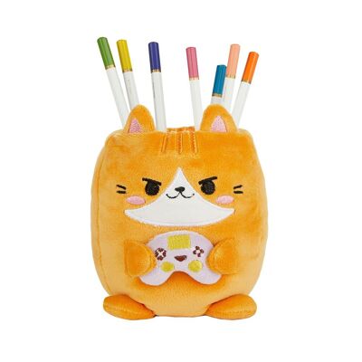 Pot à crayons - Pen holder - Pencil holder - Schreibutensilienbehälter, Fluffy Kawaii Gamer