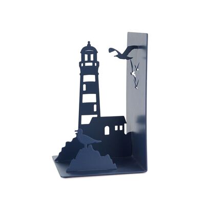 Serre-livre - Bookends - Bookend - Buchstütze, Lighthouse, blue