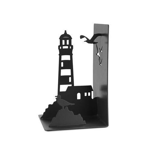 Serre-livre - Sujetalibros - Bookend - Buchstütze, Lighthouse, negro