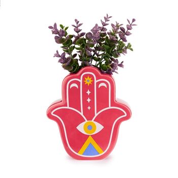 Vase - Vase - Blumenvase, Lucky Hand, rouge 4