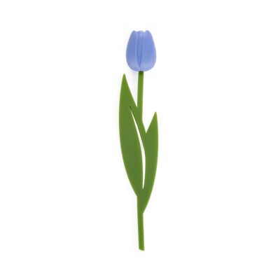 Pagine di marcatura - Segnalibro - Buchzeichen, Tulipano, viola