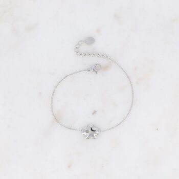 Bracelet Virginie - pendentif nuage et étoile ajourée 4