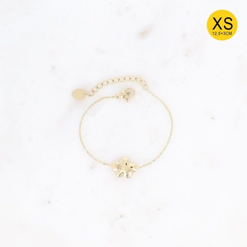 Bracelet Virginie XS - pendentif nuage et étoile ajourée