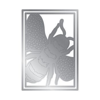 Crafters Companion - Matrice de découpe en métal Créer une carte 5" x 7" - Sweet Bumble Bee 2