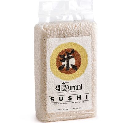 Round sushi rice, 1 kg vacuum pack