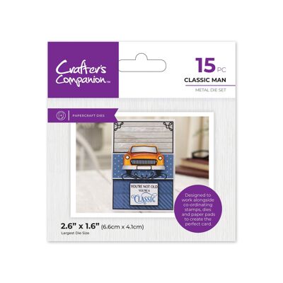 Crafters Companion - Homme moderne - Matrice en métal - Homme classique