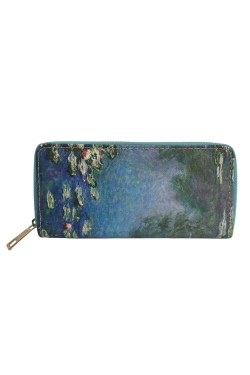 Claude Monet Water Lily Print - Purse