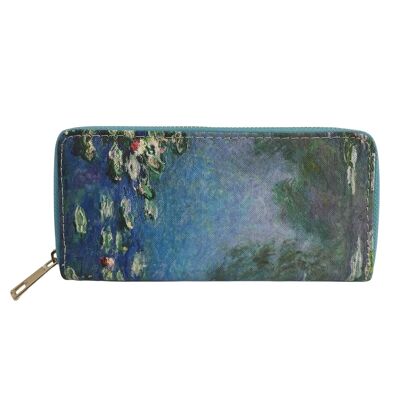 Claude Monet Water Lily Print - Purse