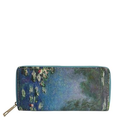 Claude Monet Water Lily Print - Purse