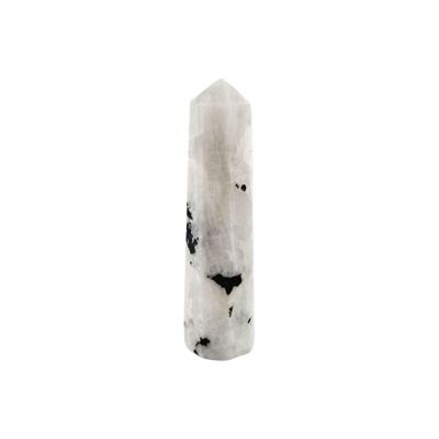 Cristal de lápiz de piedra lunar arcoíris, 20-30 mm