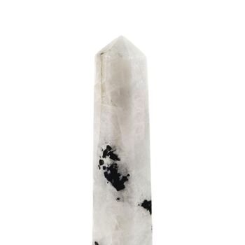 Cristal de crayon de pierre de lune arc-en-ciel, 20-30 mm 2