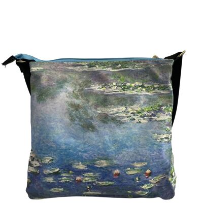 Claude Monet Water Lily Print - Crossbody