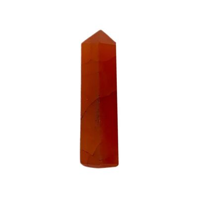 Roter Aventurin-Bleistiftkristall, 20-30 mm