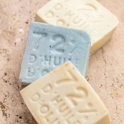 Solid soap based on 72% AOP Provence olive oil (approximately 100g)