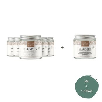 (Fête des Mères) Lot de 5 + 1 offert - Le Lait Corps BIO