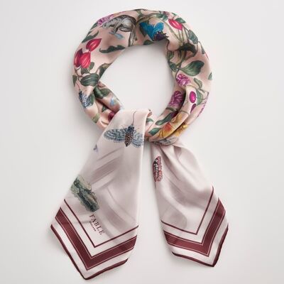 Tree Of Life Narrative Silk Square Scarf