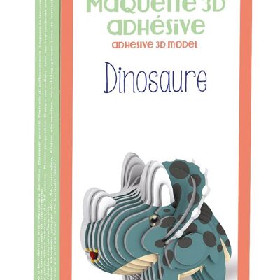 Modelo dinosaurio 3D ADHESIVO