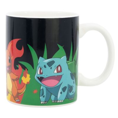 Stor Keramikbecher 325 ml, wechselnde Farbe in Geschenkbox, Pokémon-Universum