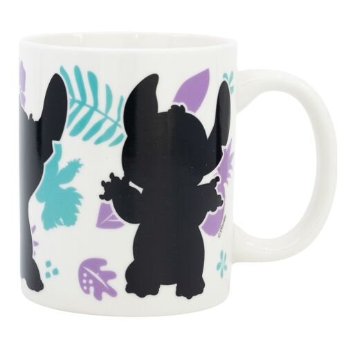 Stor taza ceramica 325 ml changing color en caja regalo stitch & angel gttr