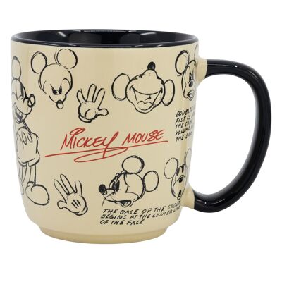 Stor elite ceramic mug 380 ml in vintage Mickey Mouse gift box