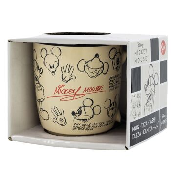 Tasse en céramique Stor Elite 380 ml dans un coffret cadeau vintage Mickey Mouse 3