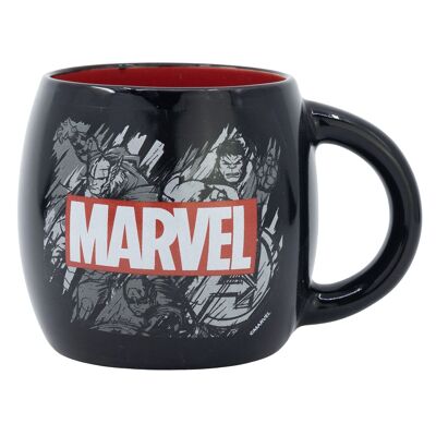 Stor taza ceramica globe 380 ml en caja regalo marvel pattern