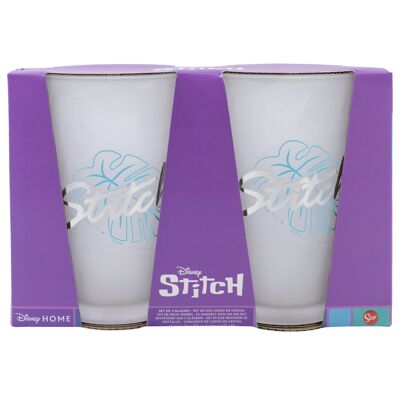 Stor set of 2 casual crystal glasses 490 ml stitch