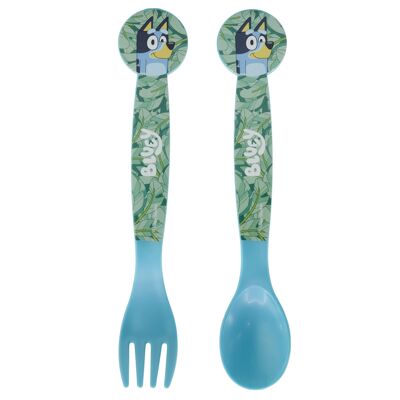 Stor set of 2 pp bluey cutlery