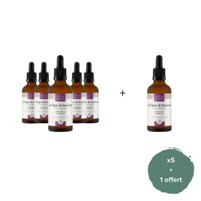 (Fête des Mères) Lot de 5 + 1 offert - Huile de pépins de Figue de Barbarie BIO - 50ml