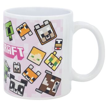 Stor tasse en céramique sublimation 325 ml minecraft fille 2