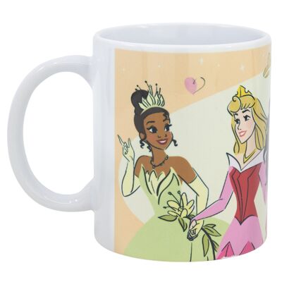 Stor ceramic sublimation mug 325 ml princesses