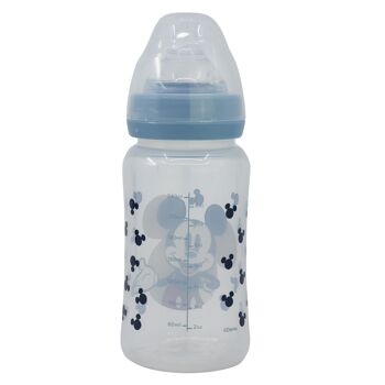 Stor biberon col large 240 ml tétine silicone 3 positions Mickey Mouse plein de sourires 2