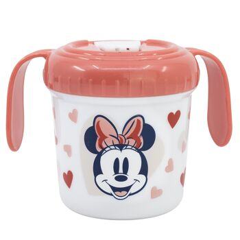 Stor tasse d'entraînement 250 ml coeur de minnie souris plein 2