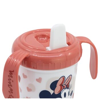 Stor tasse d'entraînement 250 ml coeur de minnie souris plein 3