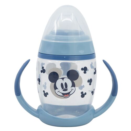 Stor taza entrenamiento fancy 270 ml con boquilla de silicona mickey mouse full of smiles