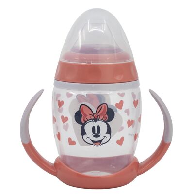Stor fancy training cup 270 ml with silicone spout minnie mouse heart full