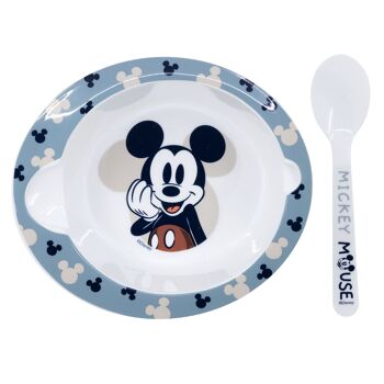 Stor set micro enfant 2 pcs (bol et cuillère) mickey mouse plein de sourires 3