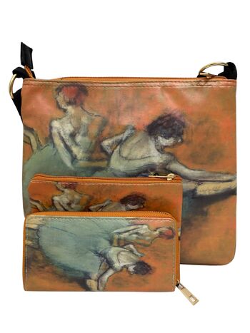 Edgar Degas Danseuses à la Barre - Sac à bandoulière 3